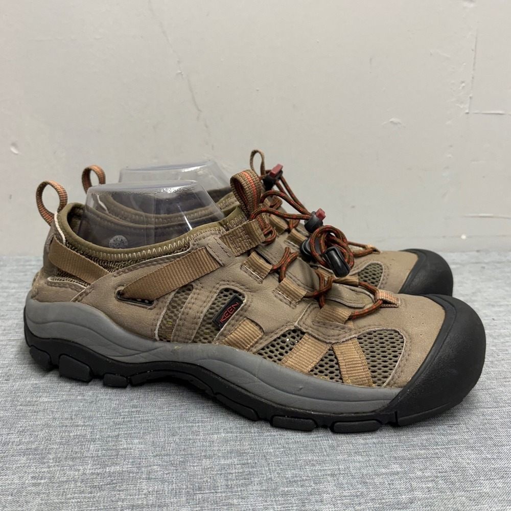 Keen Arroyo II Hiking Sandals Mens 9.5 Brown Leather Mesh Hybrid Trail Shoes
